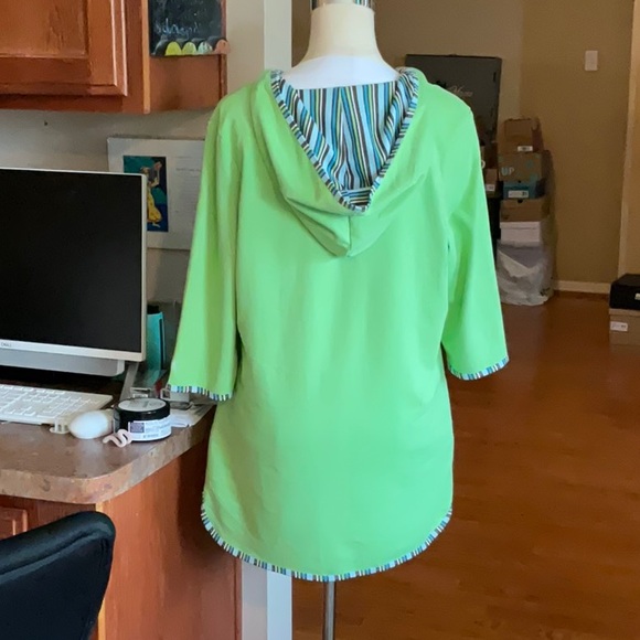 Eivissa Girl Bright Green Swim Coverup Size XL (14/16), NWT - Picture 5 of 15